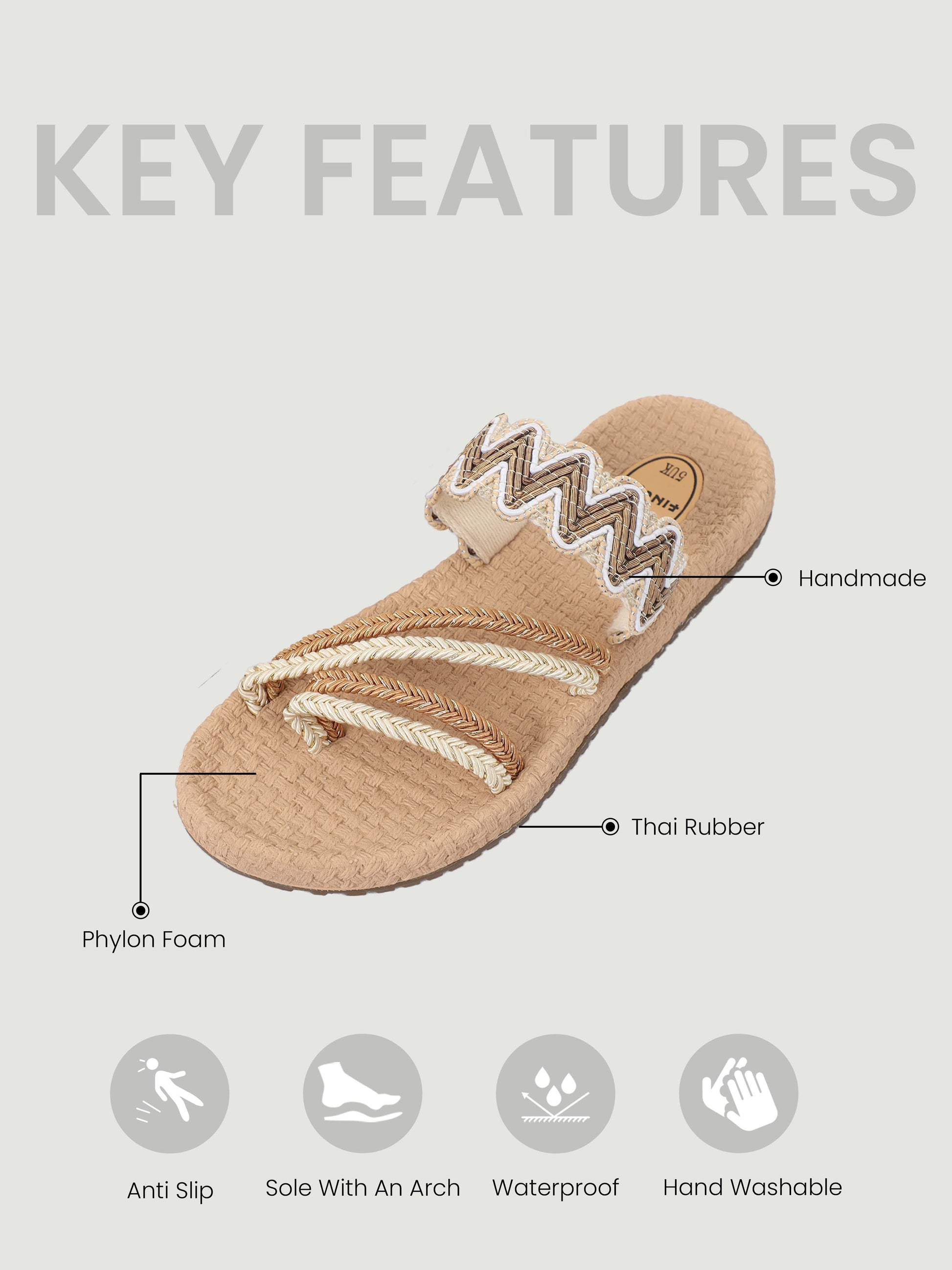 Brown Casual Footwear For Women 