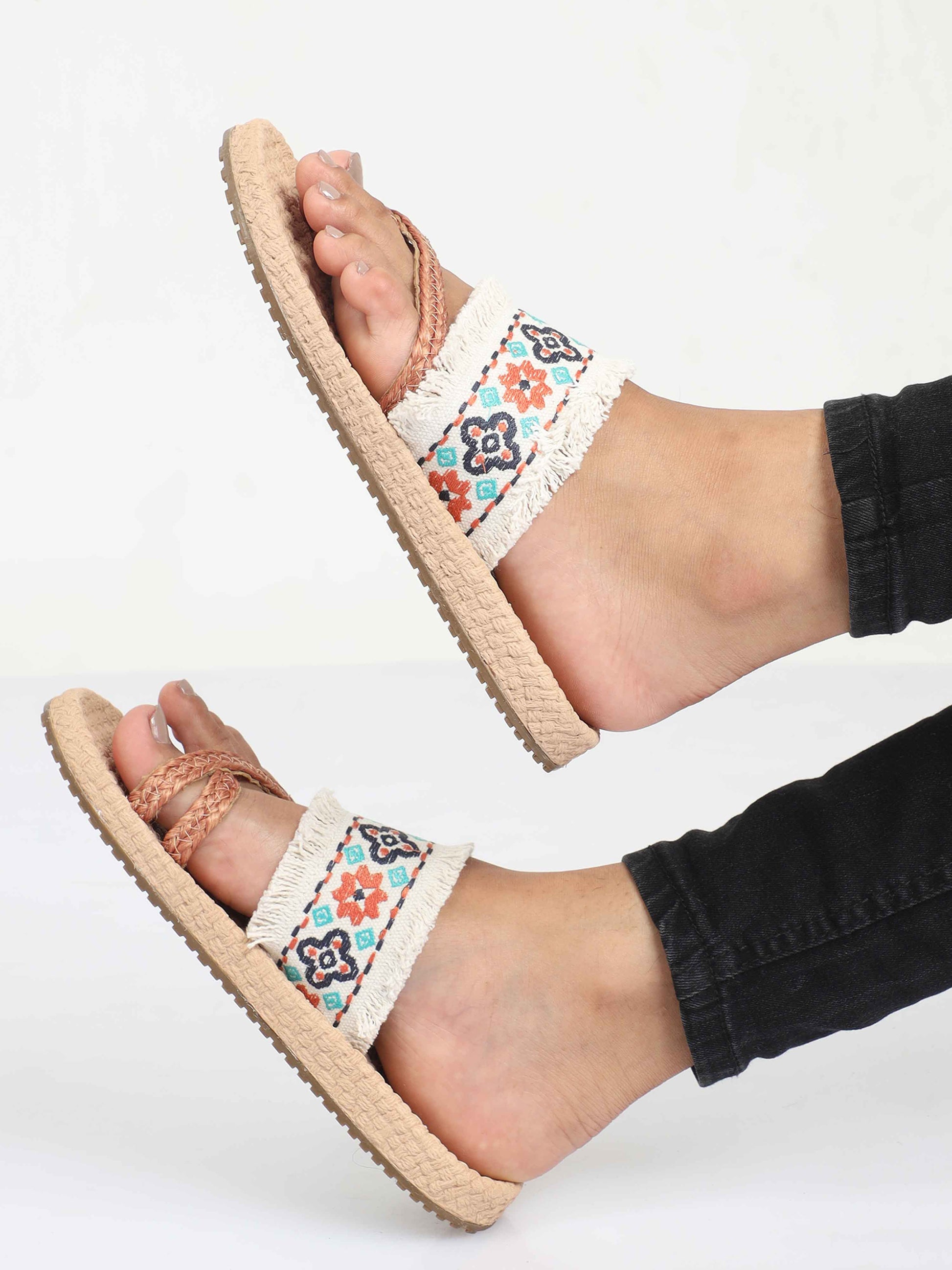 White Trendy Footwear for Women 