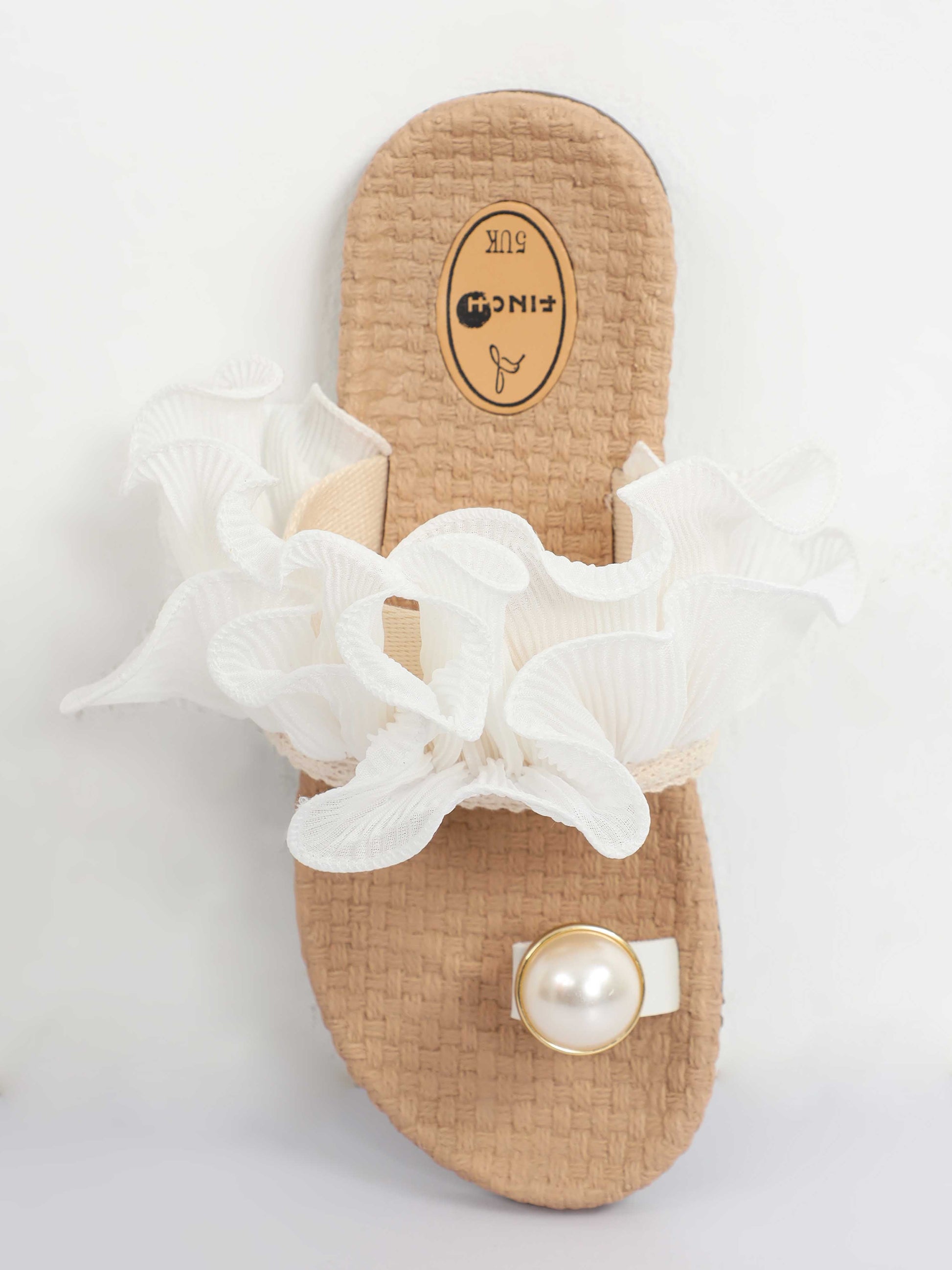 White Trendy Footwear For Women 